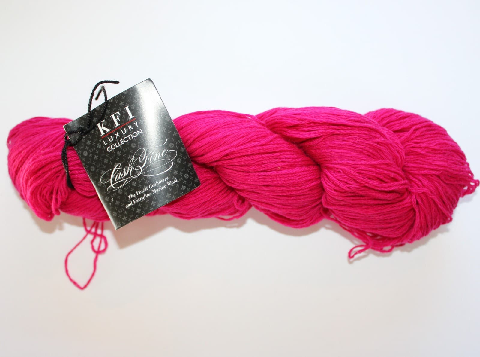 SALE KFI Luxury Col. 70% Extrafine Merino Wool 30% Cashmere Hot Pink 1.76oz 355