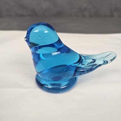 Bluebird Of Happiness Figurine Signed And Dated W Leonard 1984