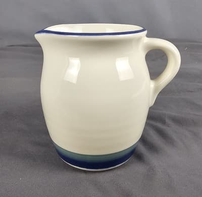Pfaltzgraff Cream or Milk Pitcher~ Ocean Breeze ~ 5" Diam x 4.25" H