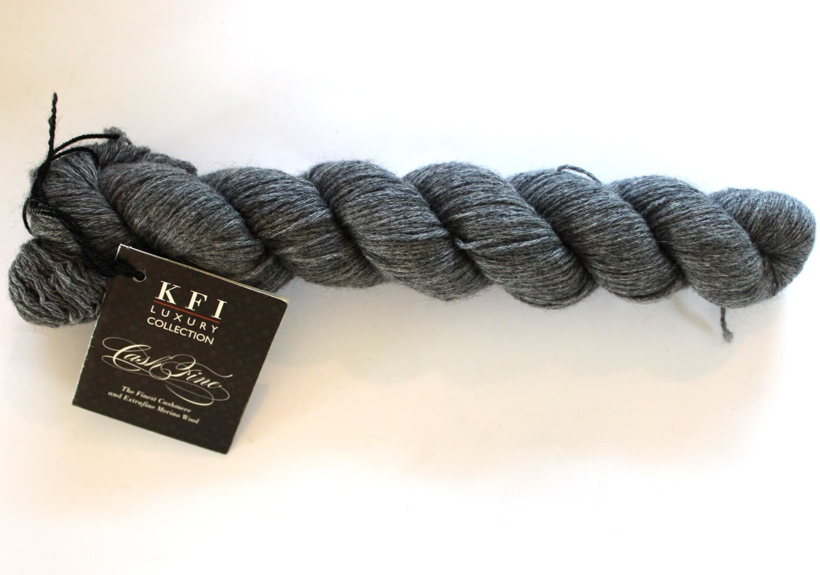SALE KFI Luxury Collection 70% Extrafine Merino Wool 30%Cashmere Gray 1.76oz 355