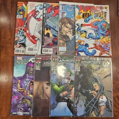 Aphrodite & X-Men Mixed Lot of Comics 1996, 2001, 2004 See Desc