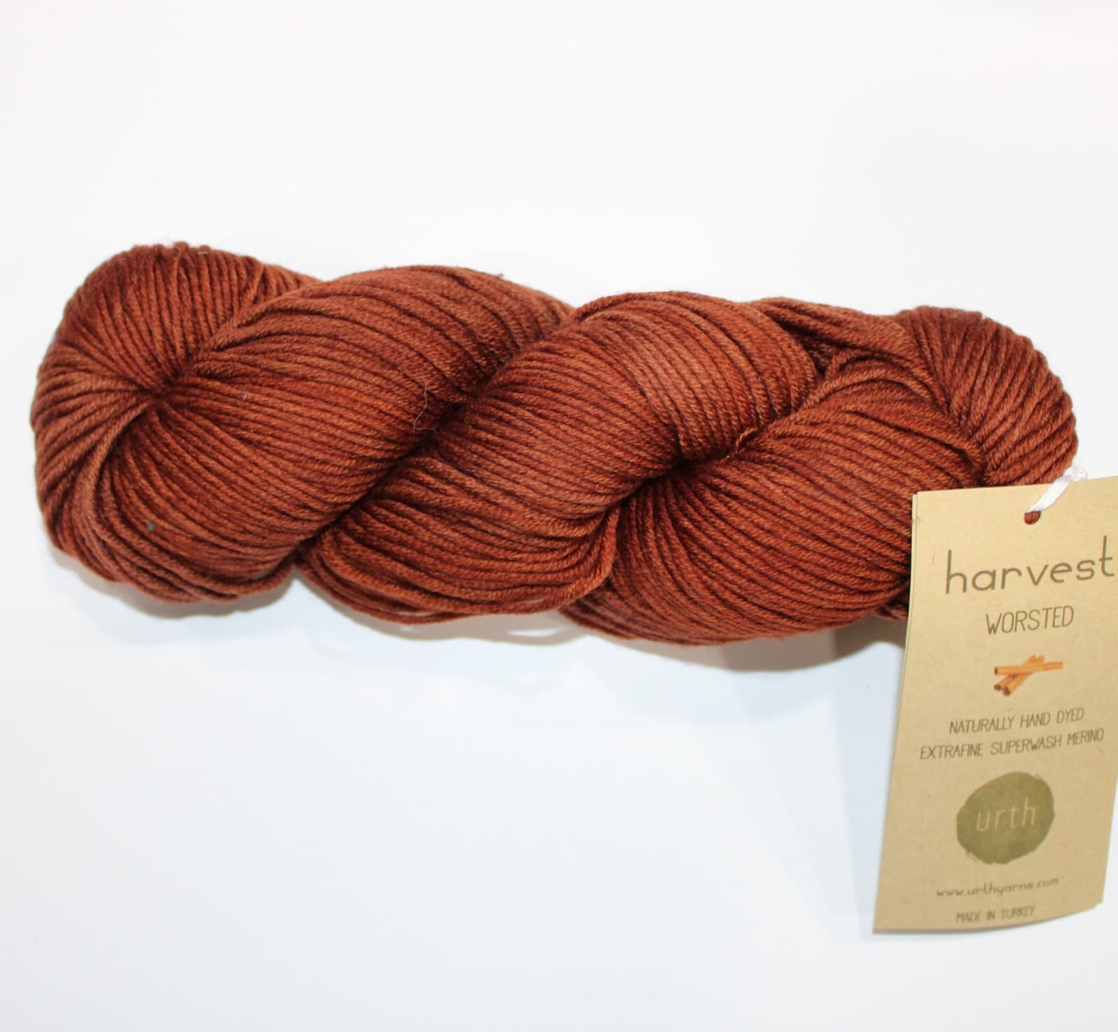 SALE Urth Harvest Worsted Yarn 100% Extrafine Superwash Merino Cinnamin