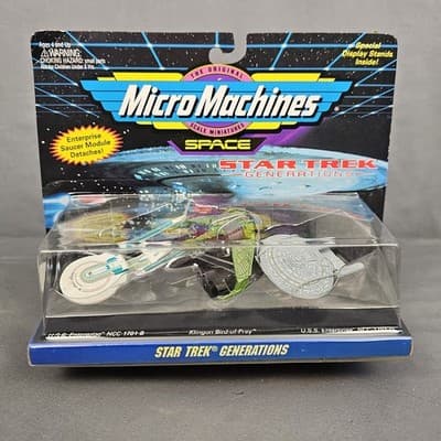 VTG 1993 Micro Machines Star Trek Space The Movies 658846 Star Trek Generations