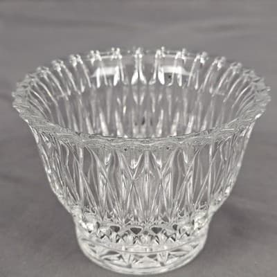 Vintage Libbey Sugar Trinket Bowl Candy Dish Cut Glass Excellent