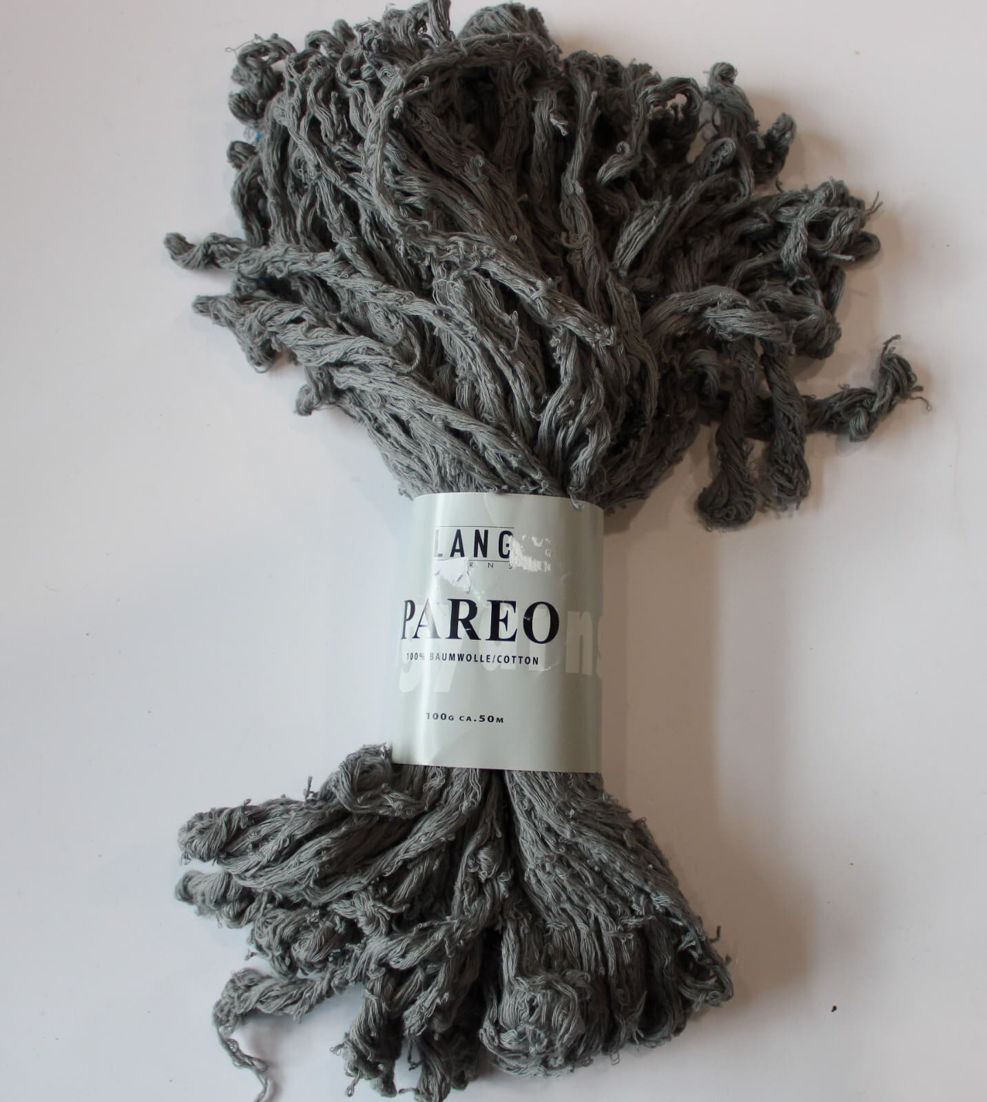 SALE Lang Pareo 100% Cotton 100gr 50m Gray