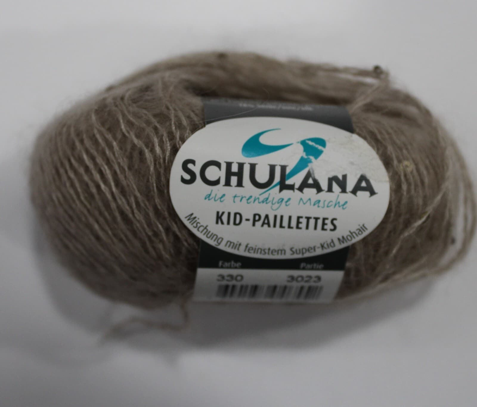 SALE Schulana Kid-Paillettes 42% Mohair 40% Polyester 18% Silk 25gr, 125m Beige