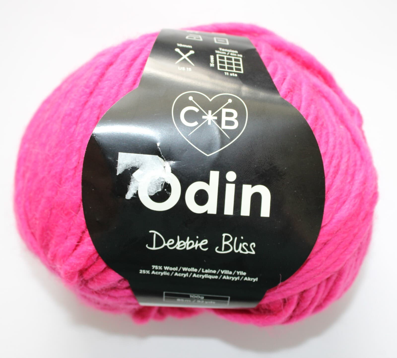 SALE Odin Debbie Bliss 75%Wool 25%Acrylic Col 06 Pink 100g 92yd