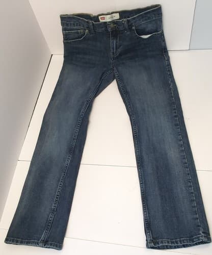Levis 511 Boys Size 14 Regular Slim Fit Denim Blue Jeans W27 L27