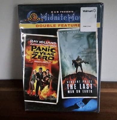Panic in Year Zero (1962) / The Last Man on Earth (1964) - DVD Double NEW