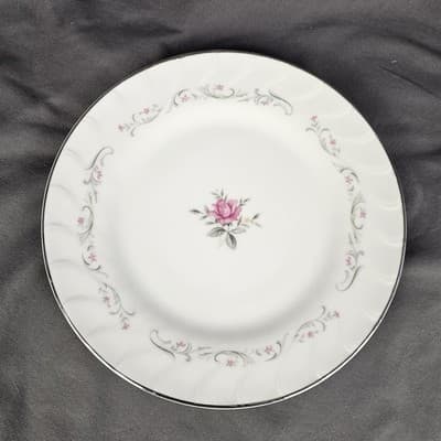 Royal Swirl 7.5" Plate by Fine China Of Japan Salad Lunch