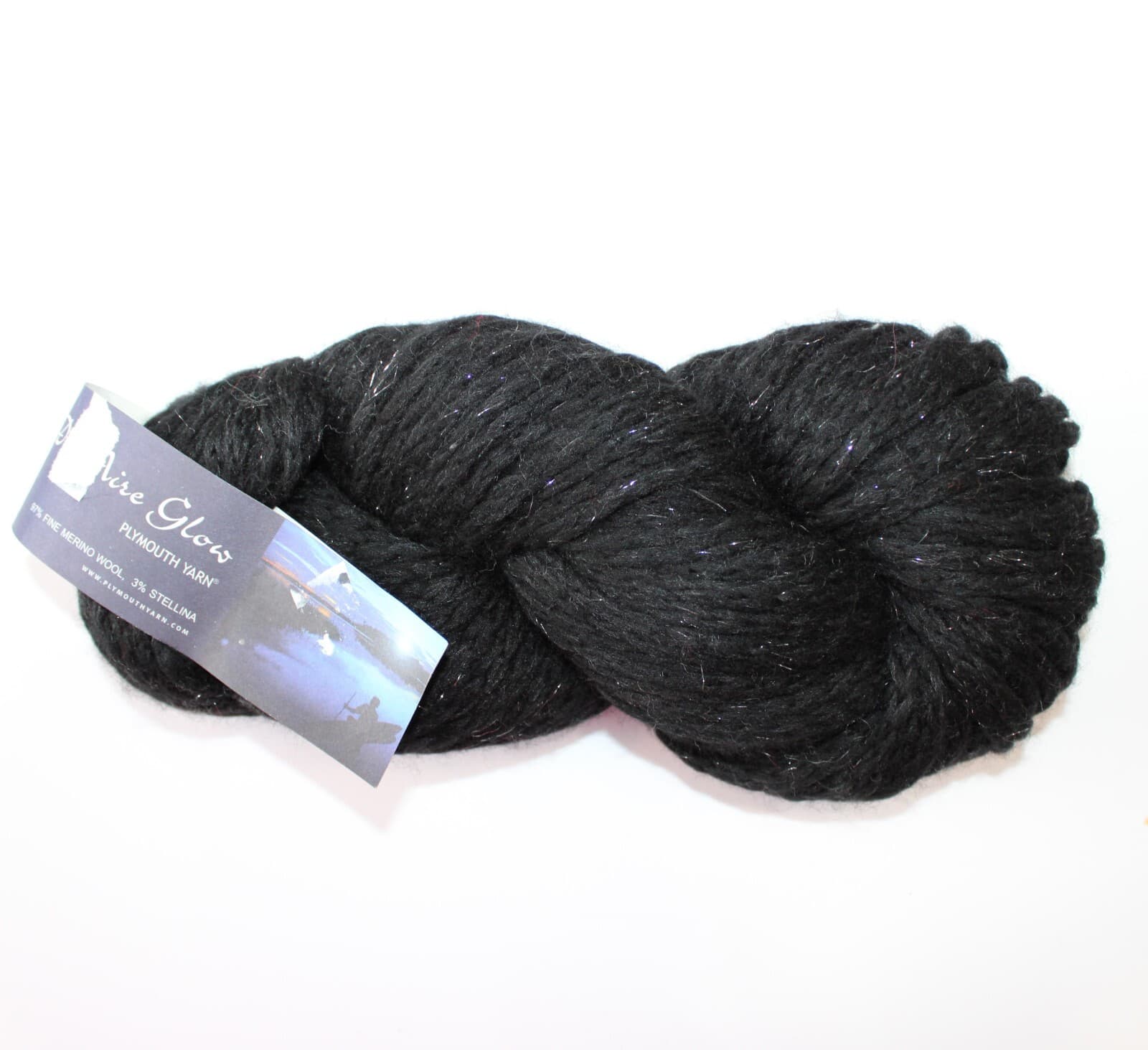 DeAire Glow Plymouth Yarns 97% Fine Merino 3% Stellina Little Black Dres