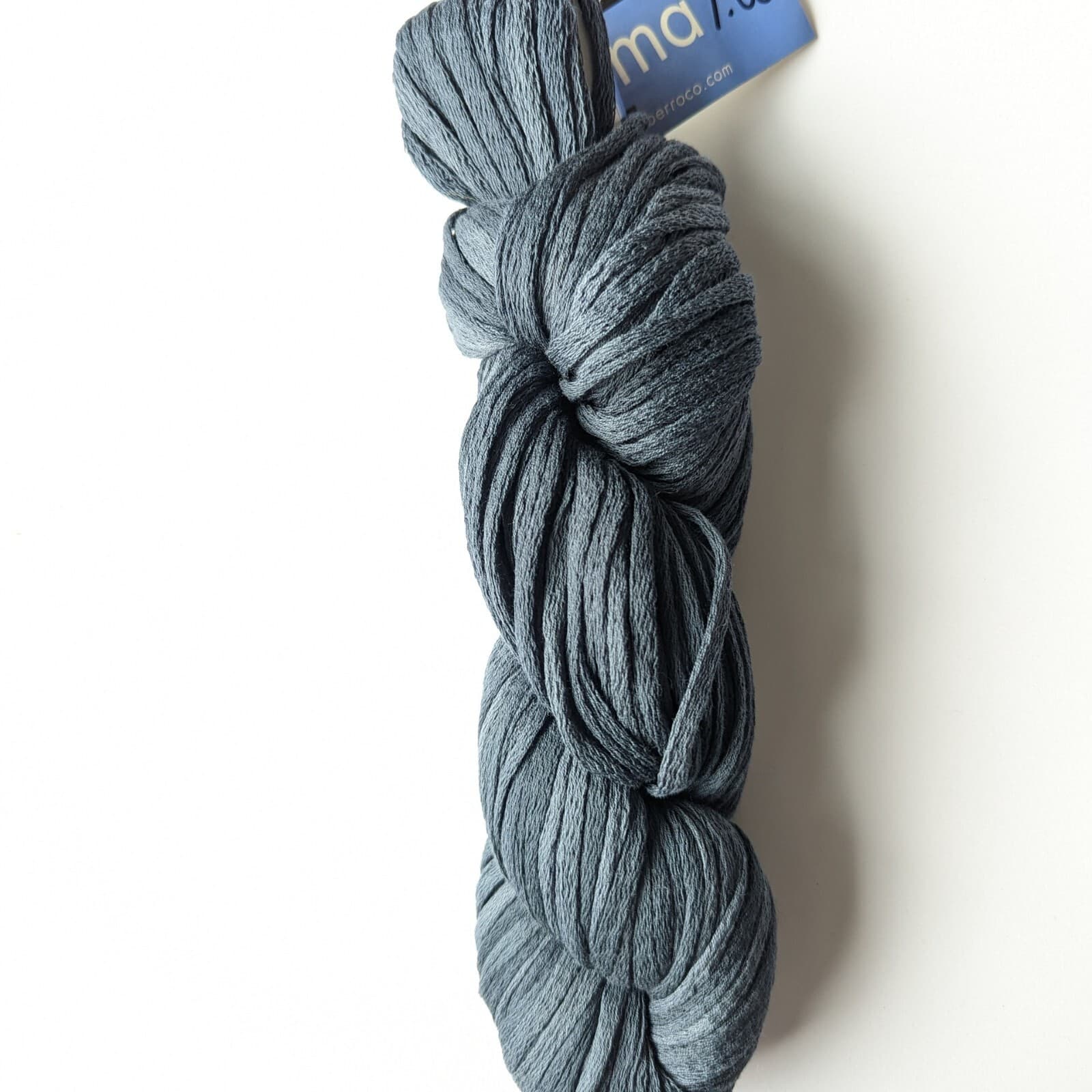 SALE Yarn Berroco Karma 100% Cot Color: 3470 Blue Gray 1.75oz, 66yd, Super Bulky