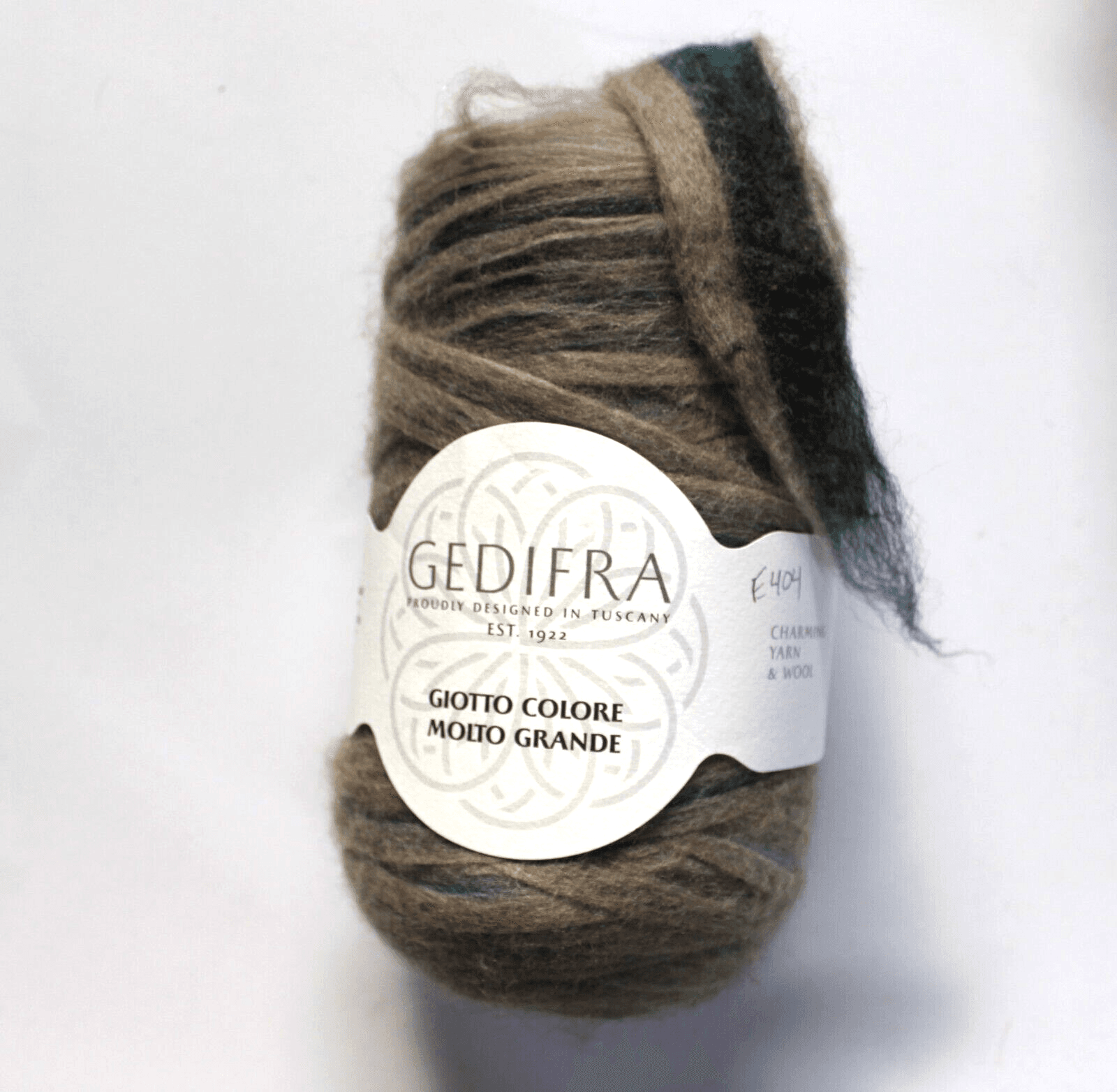Gedifra Molto Grande 100% Virgin Wool Tan with Blue 200gr 60m