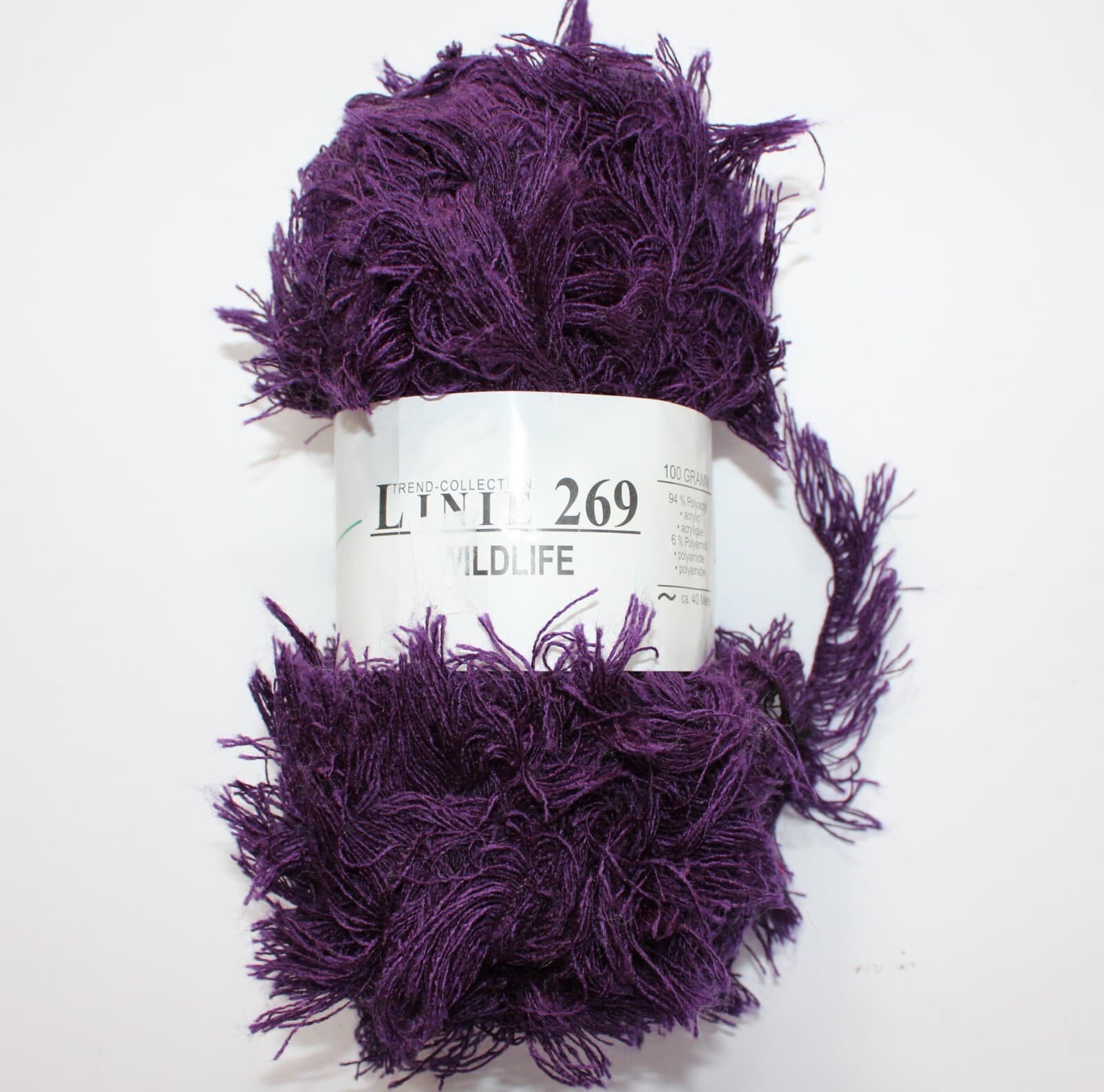 Linie 269 Wildlife Online Yarn Col004 Purple 94% Acrylic 6% Nylon 100gr 40m