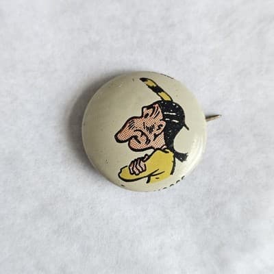 1940s Kellogg's Pinback Button 1946 Little Moose Pep Vintage Cartoon PEP