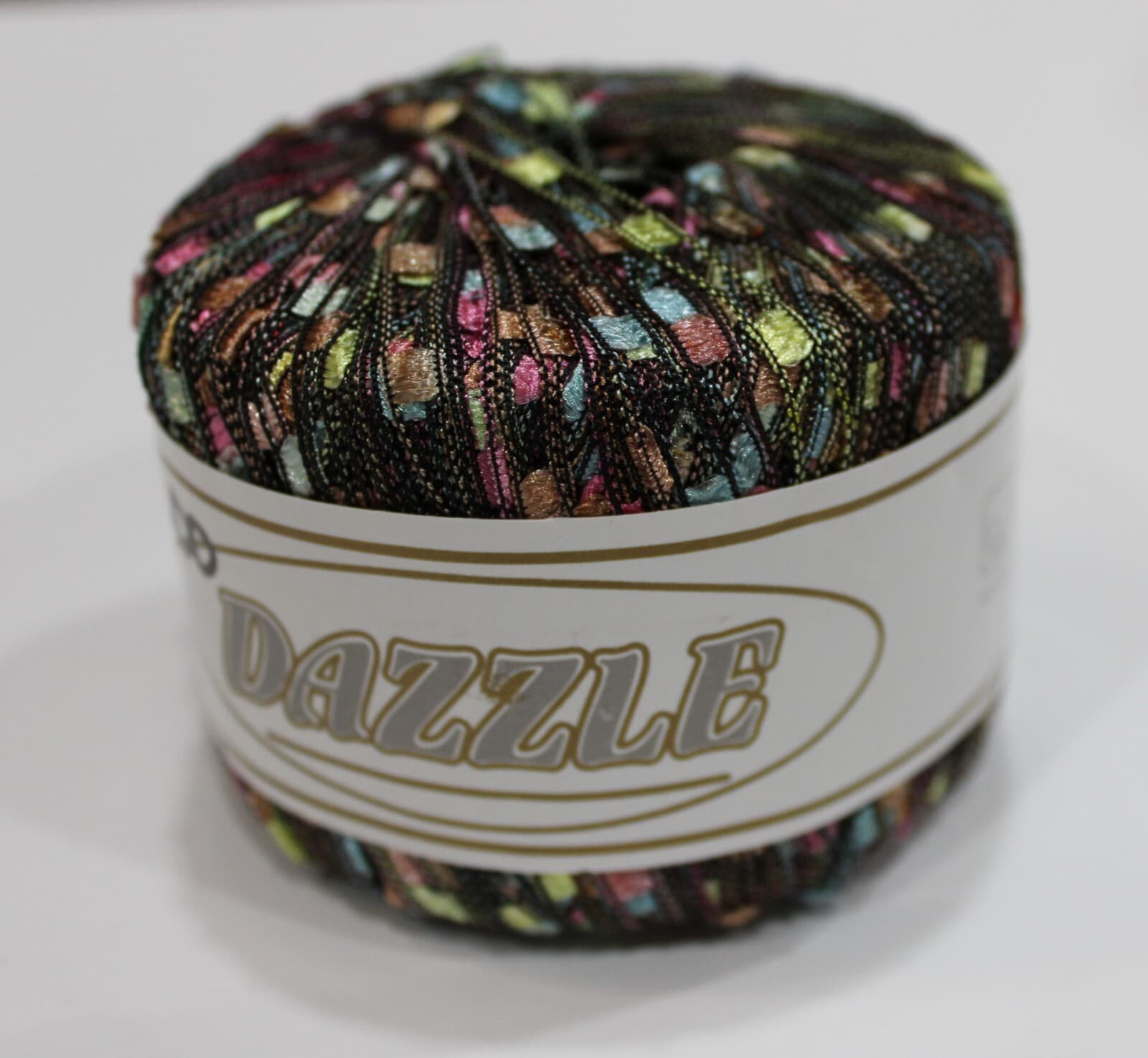 Yarn KFI Dazzle 100% Nylon 25gr, 82yd, Multi Color