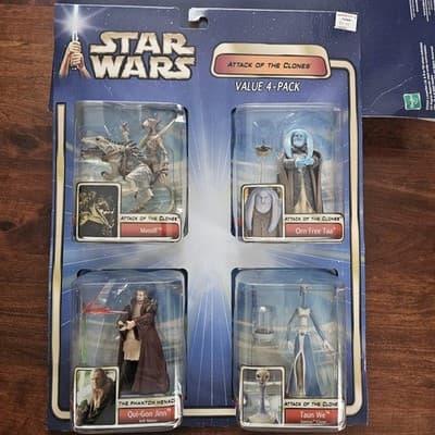 Attack of the Clones Star Wars Value 4-Pack 3.75", #25, #32, #34, #35