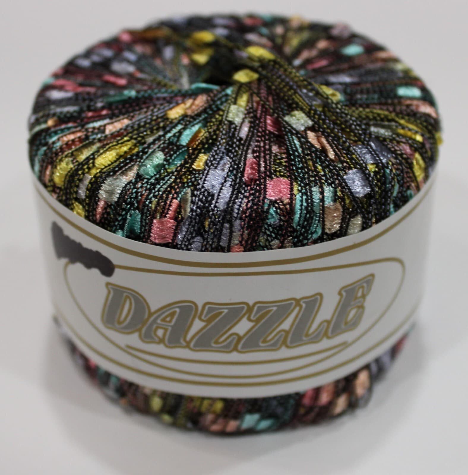 Yarn KFI Dazzle 100% Nylon 25gr, 82yd, Multi Color
