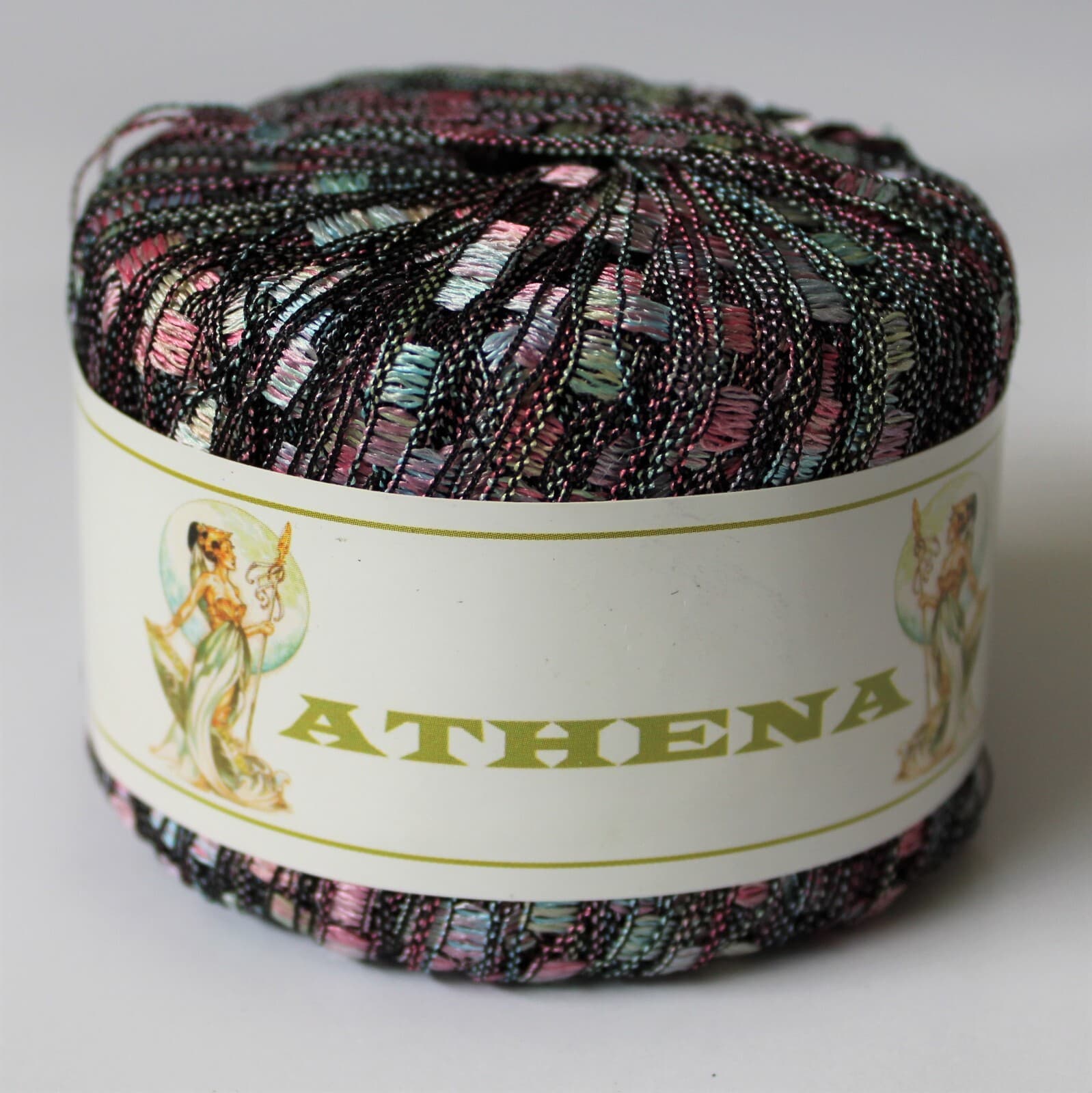 Yarn Athena Euro Yarns, 80% Polyester 20% 25gr. 82yd Color 35 Multi-Color