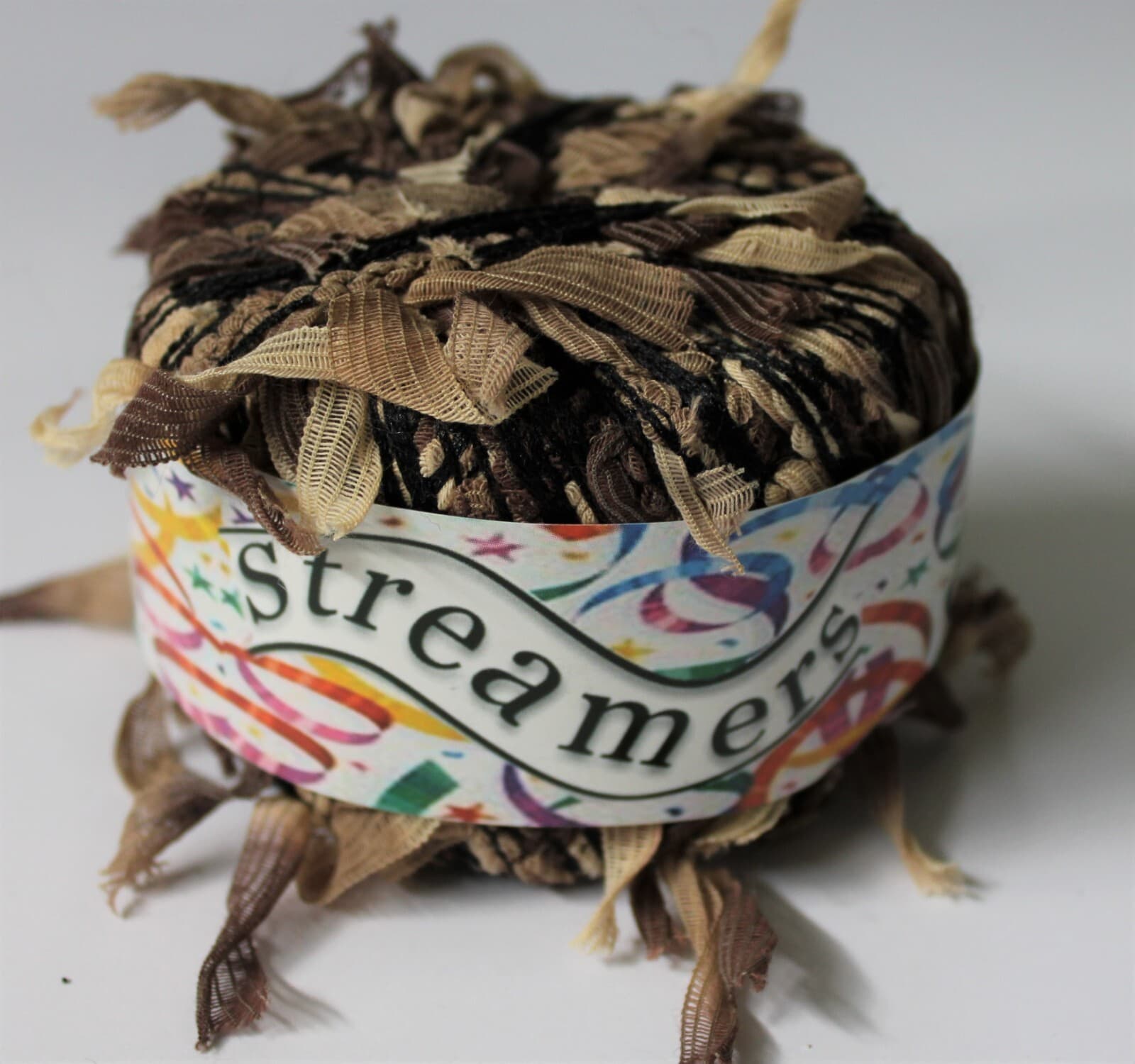 Yarn KFI Streamers Novelty Yarn 25g 54yd Color 02 Browns
