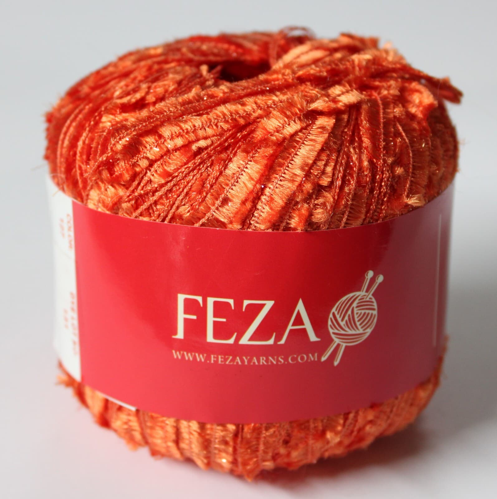Yarn Tokyo Feza Metalic, 80% Polyester 20% Meta 50gr. 127 Orange