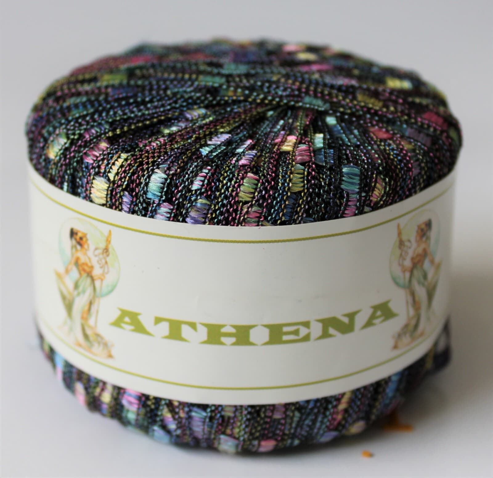 Yarn Athena Euro Yarns, 80% Polyester 20% 25gr. 82yd Color 32 Multi-Color