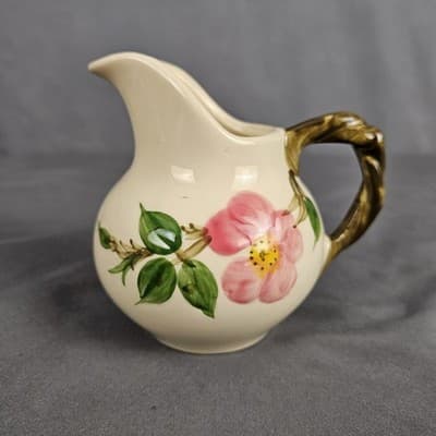 Franciscan Desert Rose Creamer Earthenware 32-67 Vintage 4" Tall