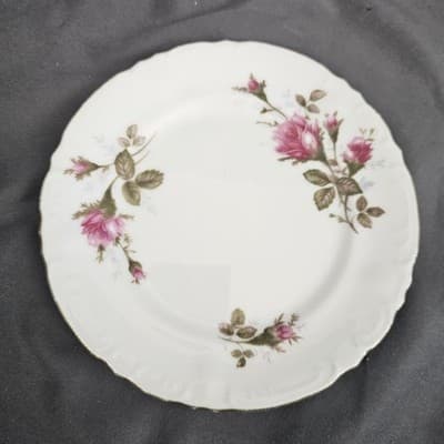 Royal Rose Fine China Luncheon Plate 6.25" Japan Roses Set of 3 Bread Dessert