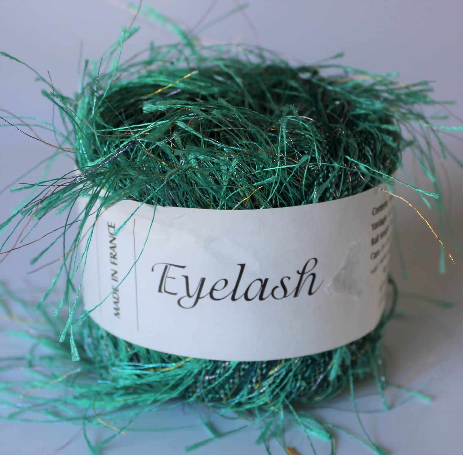 Yarn IronStone Eyelash Novelty Yarn 30g 143yd Color 12 Green