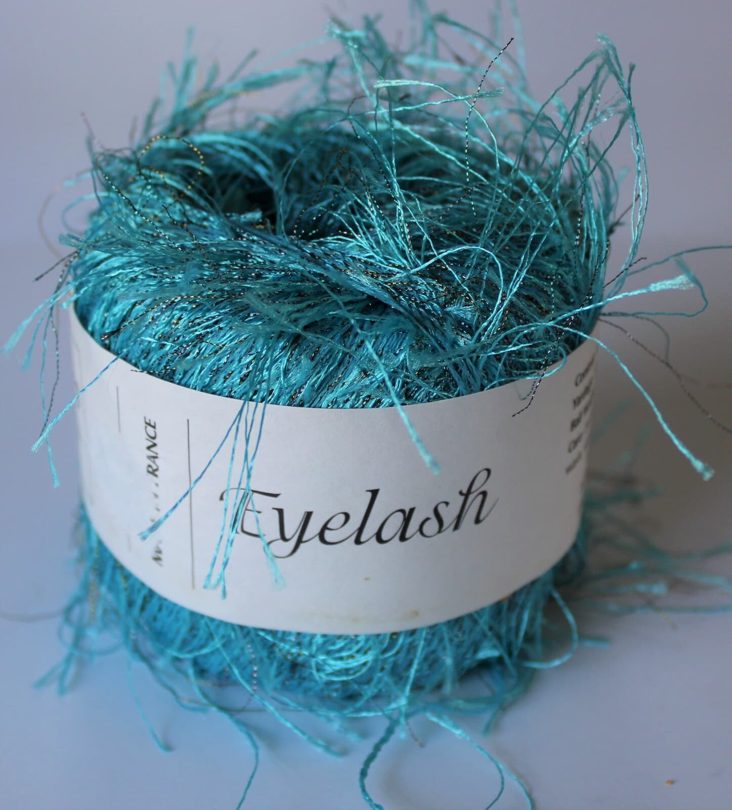 Yarn IronStone Eyelash Novelty Yarn 30g 143yd Color 3 Turquiose