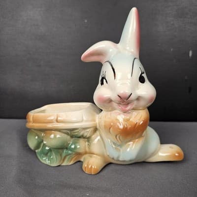 1950s Thumper Rabbit Planter Wall Hanger Walt Disney