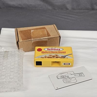 Velveeta Shells & Cheese 110 Film Camera Advertisement Instructions Box