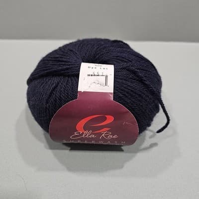 Ella Rae Superwash Yarn Classic Wool, 100% Blue Col 028, 3.52g, 219yd