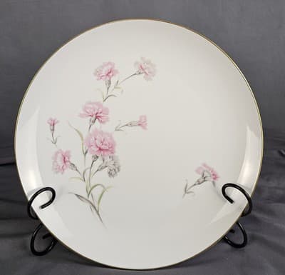 Vintage Royal Court Carnation Large 11 1/2 Inch Serving Platter