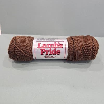 Lamb's Pride Yarn Col M-175 Bronze Patina Brown Sheep Worsted Wool Moh 4oz 190y