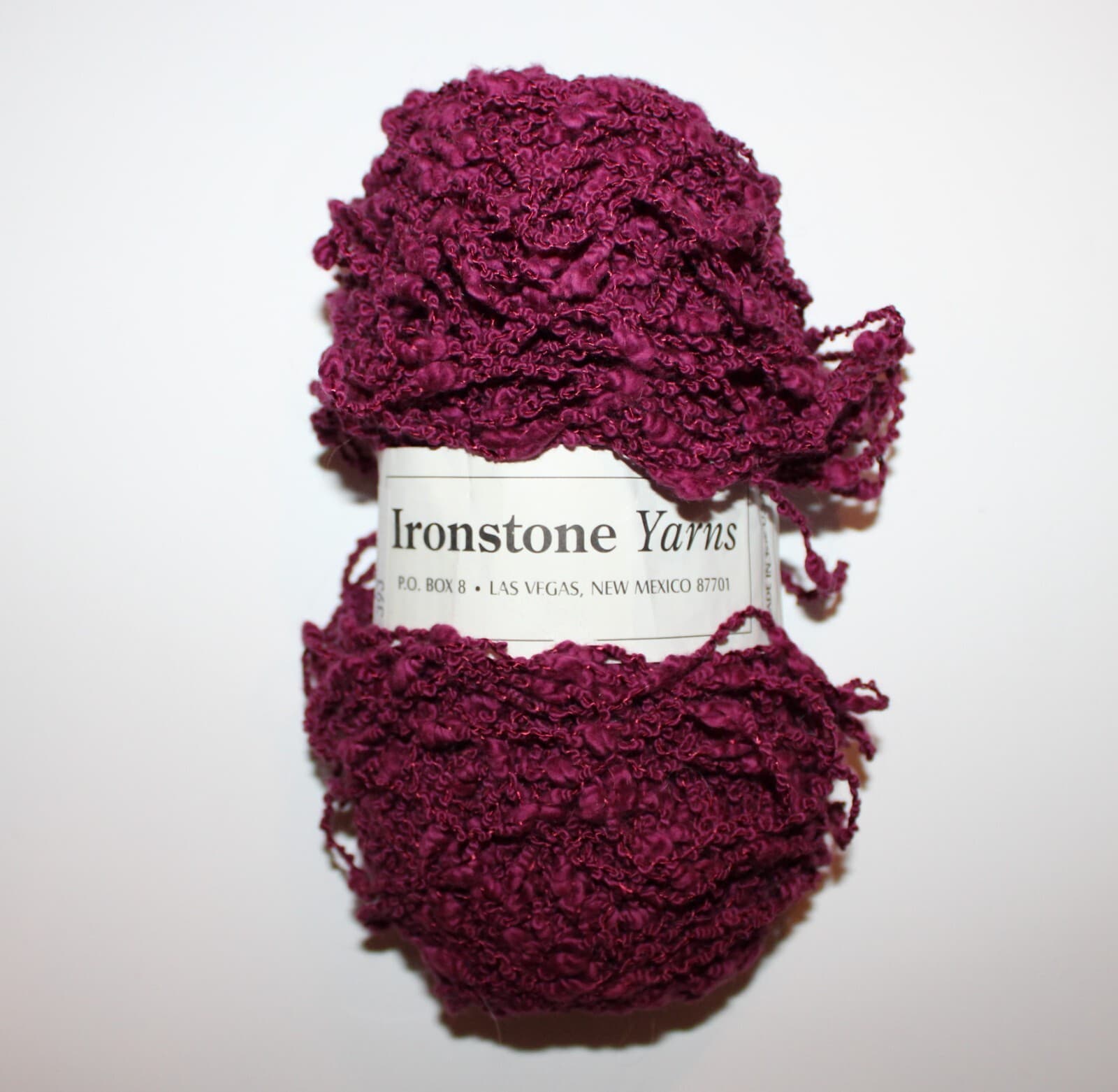Ironstone Felicia pink burgundy, 71% Cotton, 29% Rayon, Color 276 100g, 142yd