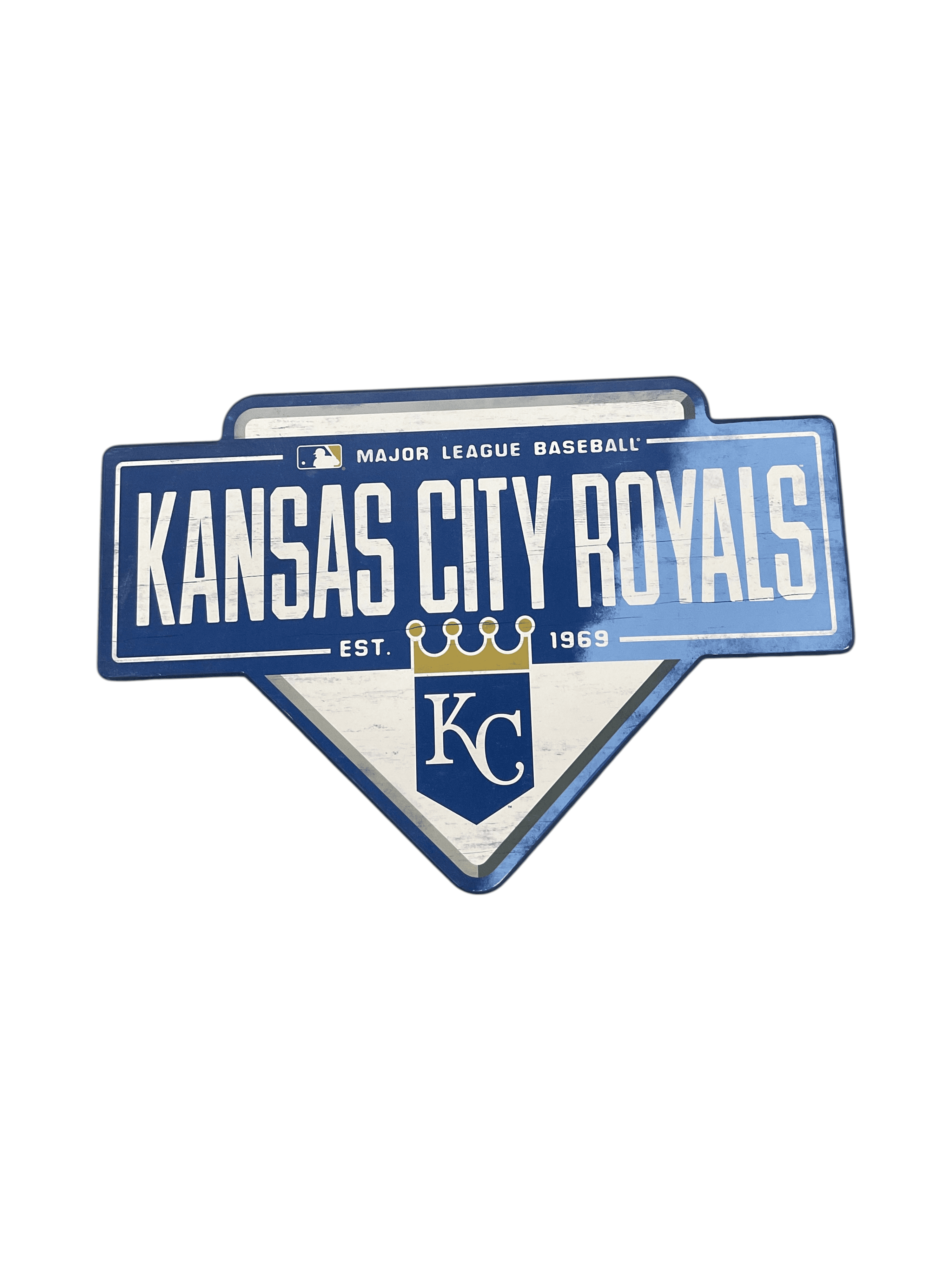 Kansas City Royals MLB Wall Sign 21x14