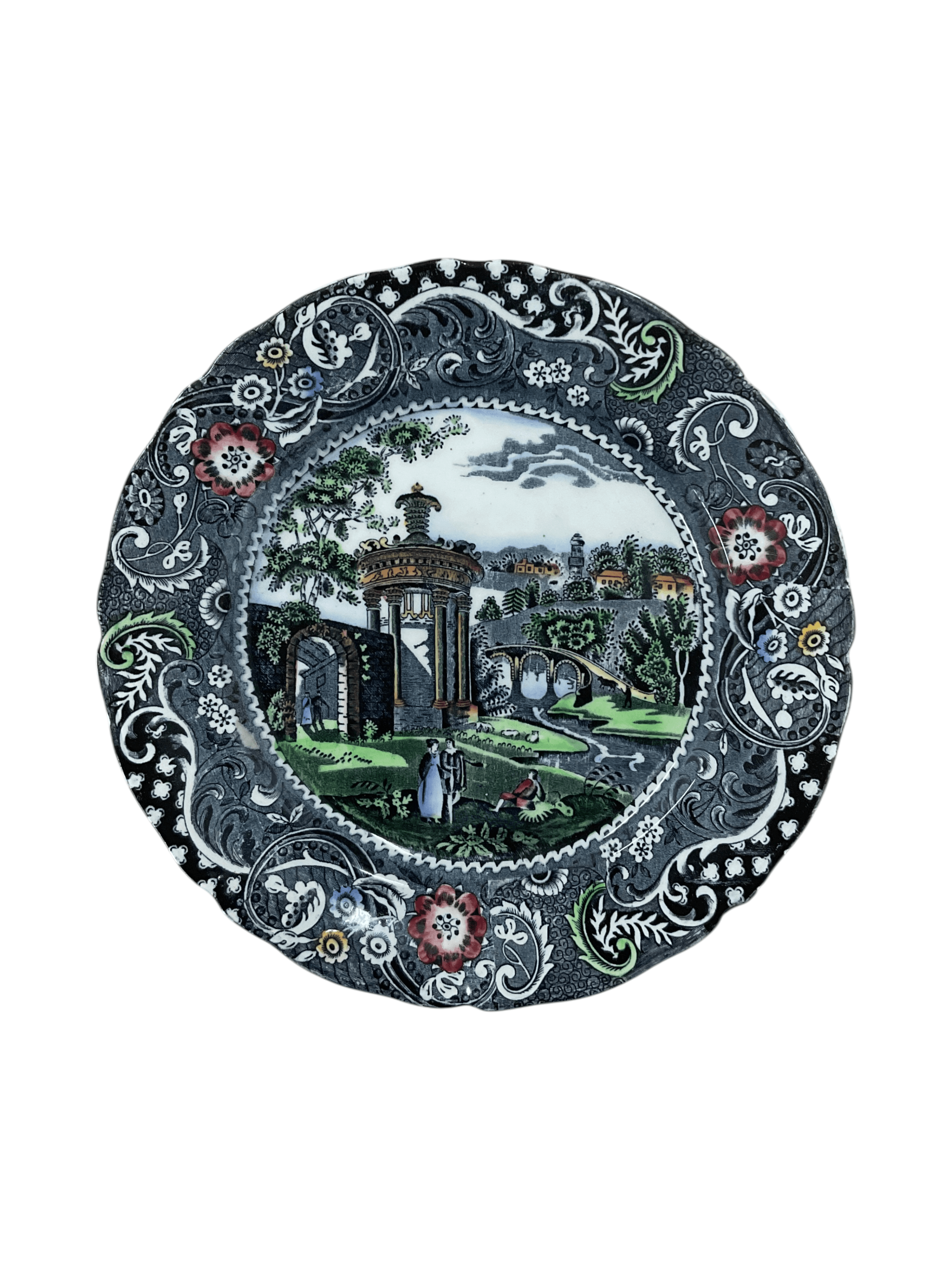 W. R. Midwinter Landscape Pattern Decorative Plate