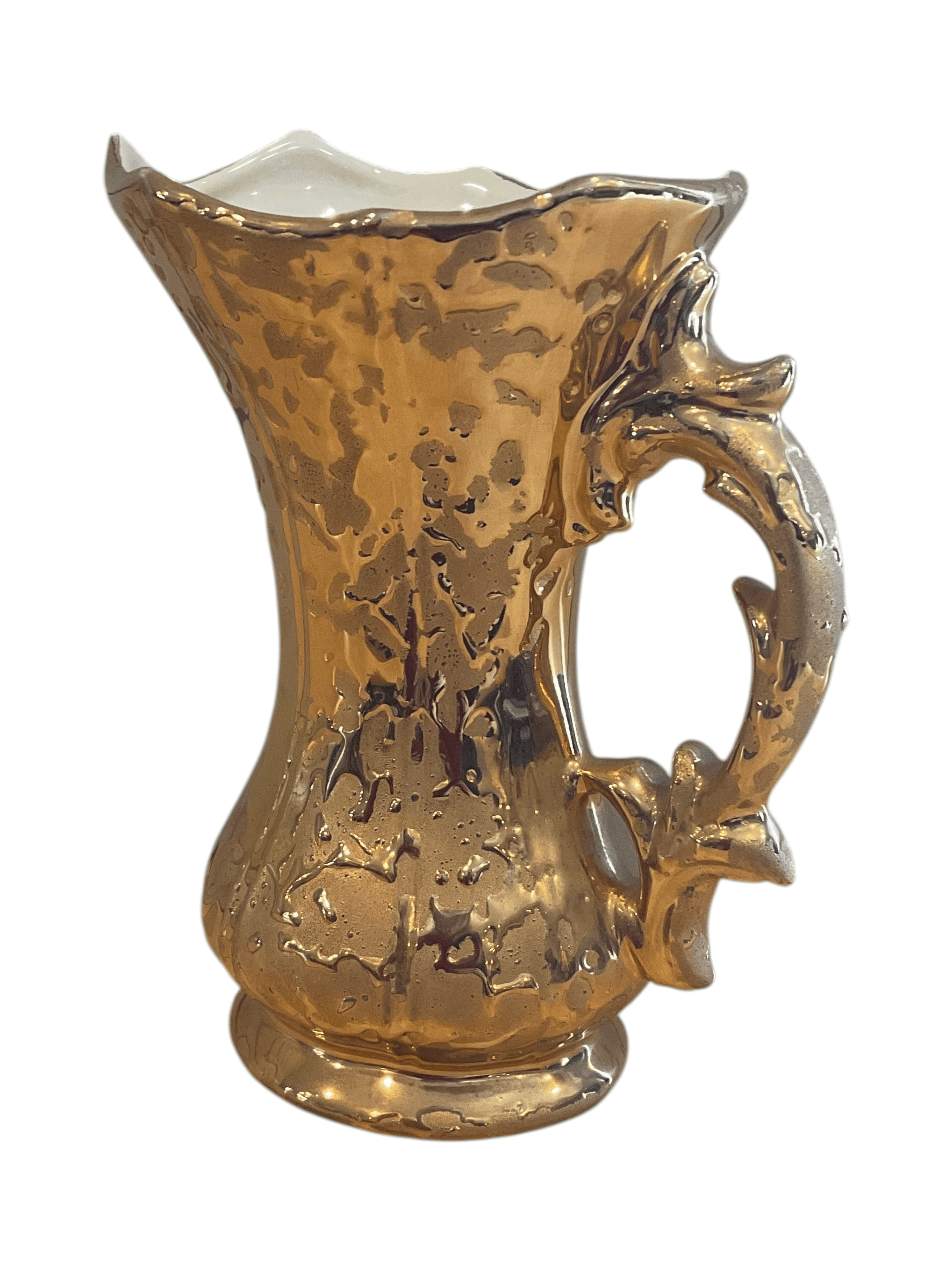 McCoy Vintage 24K Gold Porcelain Pitcher