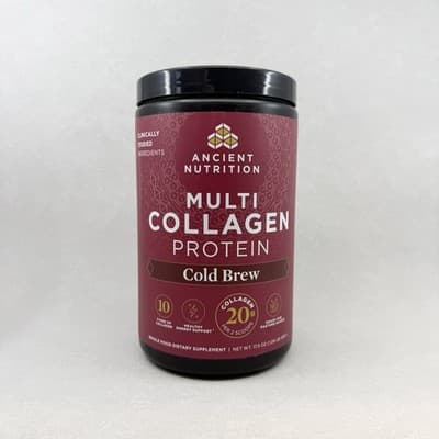 Ancient Nutrition Multi Protein Powder Animal Based Cold Brew New Sealed Exp ‘28