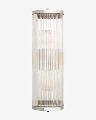 McGee & Co Cavendish Polished Nickel Wall Sconce 5" W x 4.5" D x 16" H W/defect