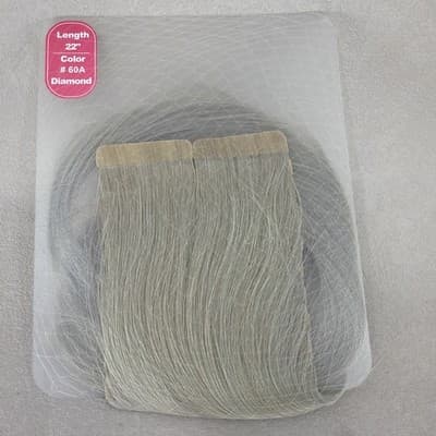 Hotheads Tape-In Extensions LUSH Originals 26” 20 Pieces Diamond #60A New Remy