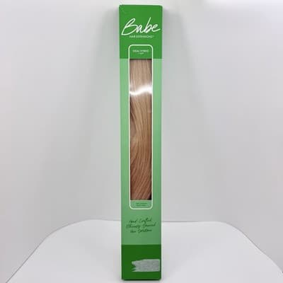 Babe Hybrid Weft 100% Remy Hair Extensions Cindy #24 22.5 Warm Medium Blonde
