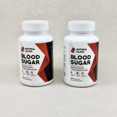 Natural Glyco Blood Sugar Health Support Formula - 60 Capsules Official