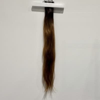 Glam Seamless x Priscilla Valles TapeIn Hair Extension 25" #6A Light Brown Ombre