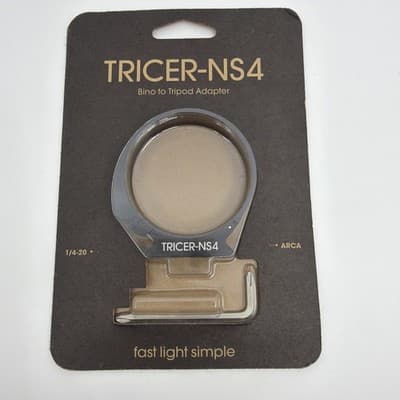 Tricer NS4 Binocular Adapter Bino To Tripod Adaptor ARCA 1/4-20 NEW