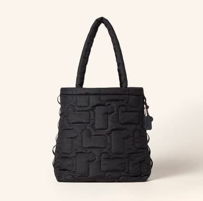 TARGET X WOOLRICH LARGE QUILTED SHEEP TOTE BAG BLACK NWT