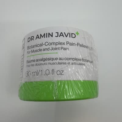 Dr Amin Javid LENIVA Menthol Camphor Pain Relief Balm New Sealed 1.0oz Jar