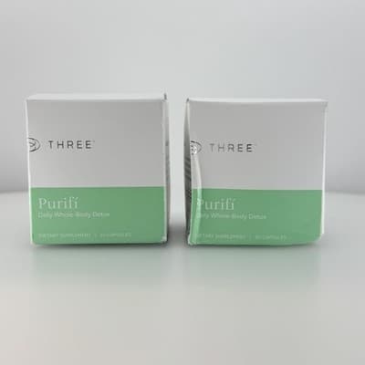2 PACK Purifí Daily Whole-Body Detox Proactive Wellness Supplement Three iii