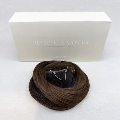 Glam Seamless x Priscilla Valles Tape In Hair Extension 25" #5 Med Brown Ombré